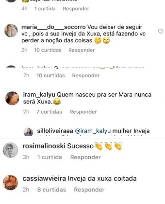 Mara Maravilha: críticas no Instagram após deboche de Ilariê (Foto: Reprodução/Instagram
