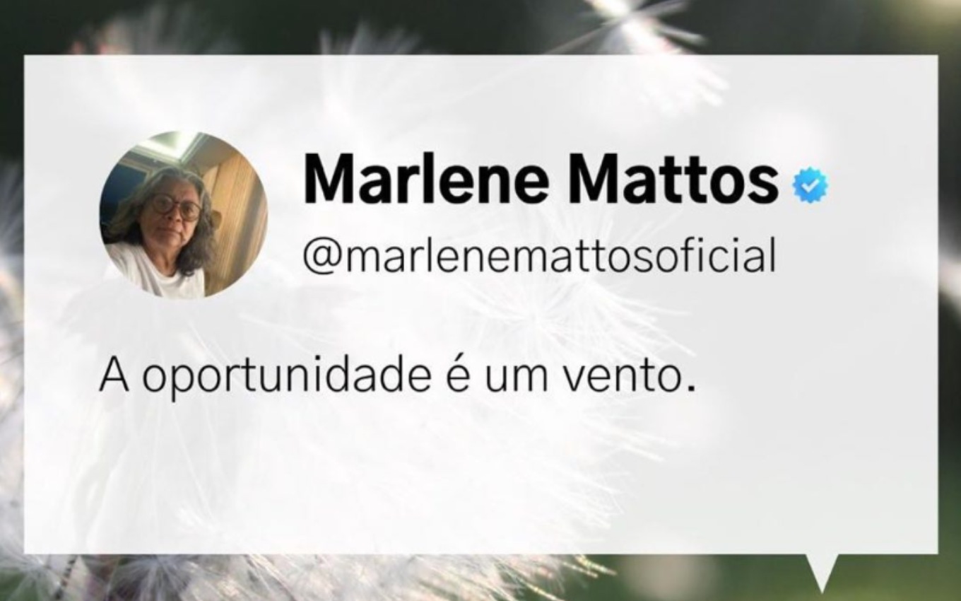 Marlene Mattos post Instagram