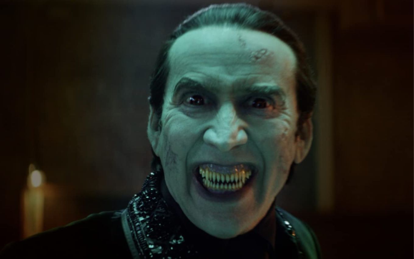 Nicolas Cage interpreta Conde Drácula no filme, comédia de terror