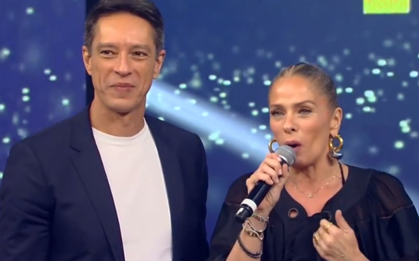 Adriane Galisteu Surpreende Sergio Aguiar Com Presente Barato Em Amigo Secreto Not Cias Da Tv