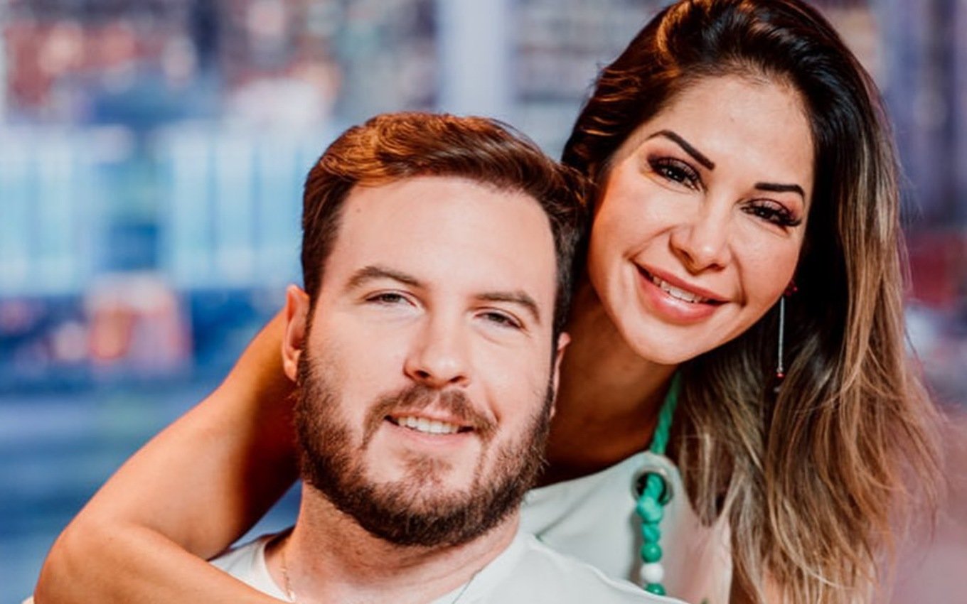 Foto: Thiago Nigro chegou a pedir para ficar de cavanhaque, mas Maíra Cardi  negou - Purepeople