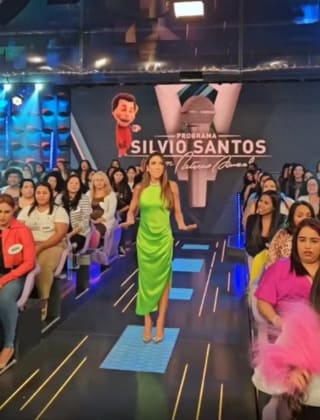 Patricia Abravanel à frente de especial de Dia dos Pais do Programa Silvio Santos (Fonte: Reprodução/Instagram)