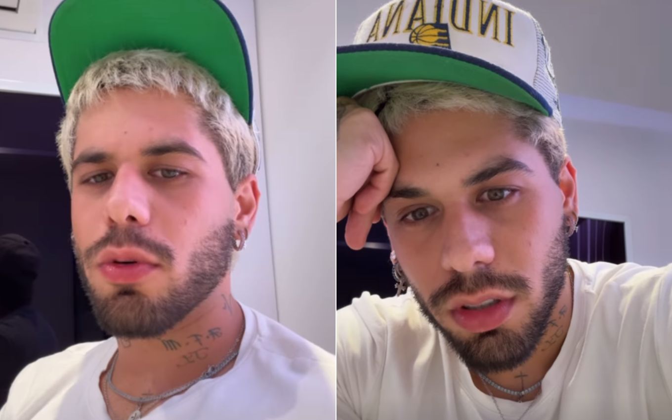 Zé Felipe se revolta com boato de que teria traído Virginia: 'Vai tomar no c*!'