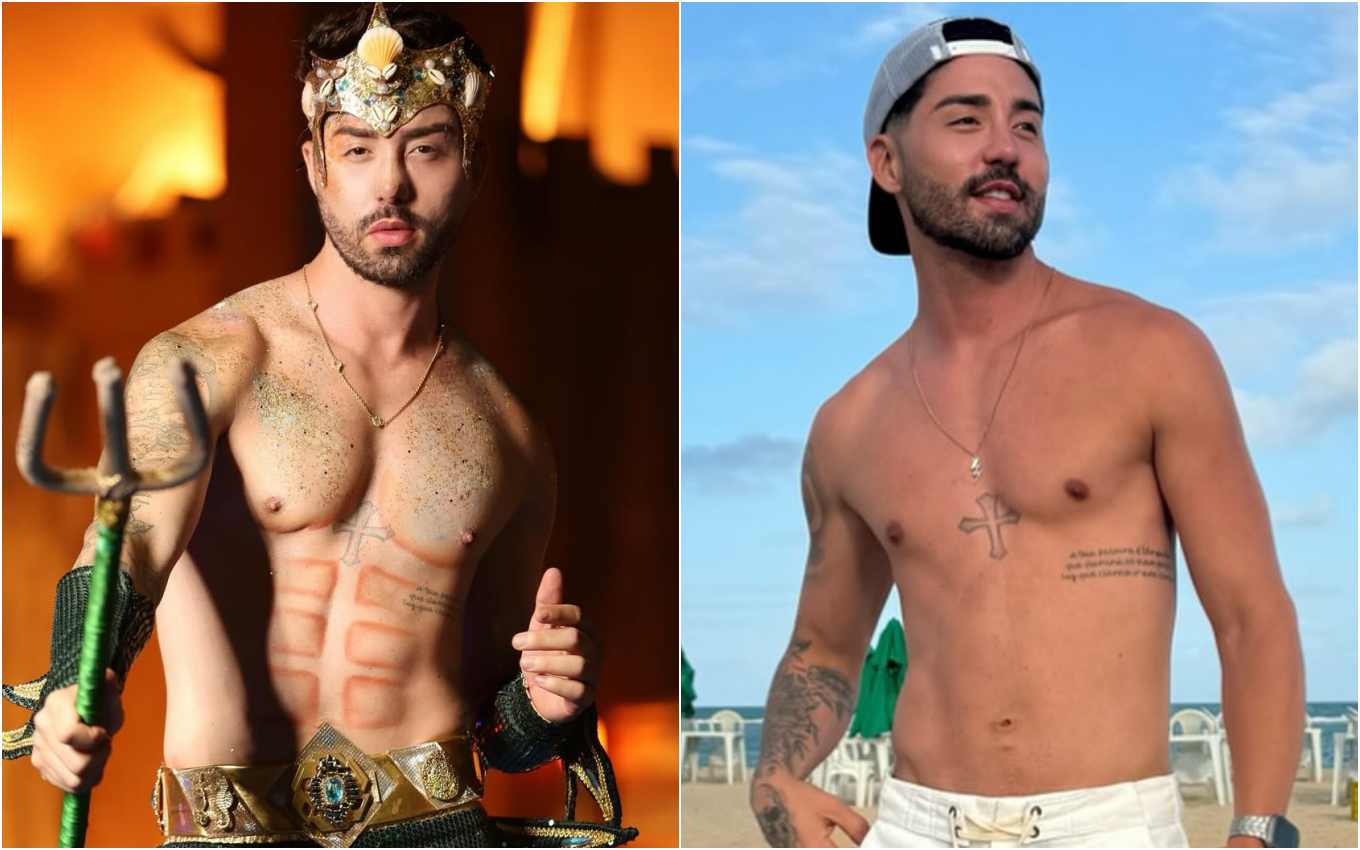 Foto antes e depois Rico Melquiades