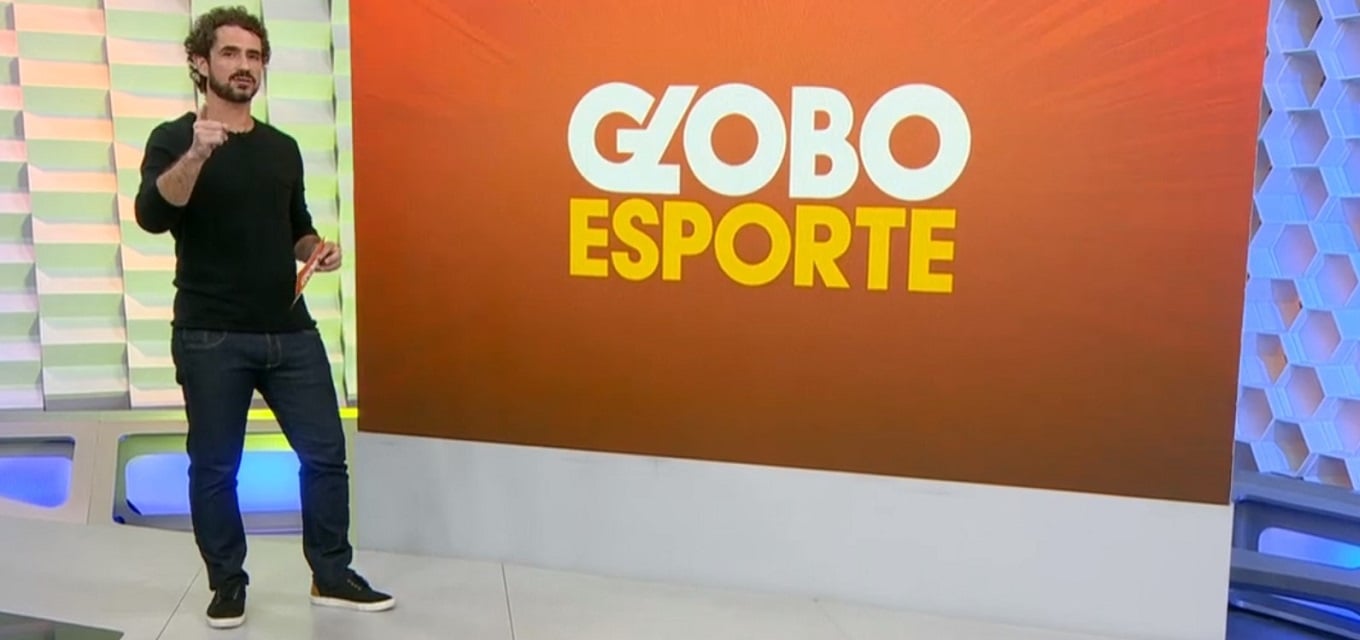 Felipe Andreoli é cortado ao vivo no Globo Esporte e se choca: No