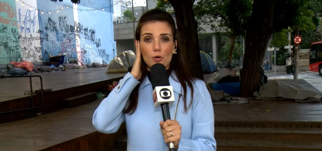 Repórter do Bom Dia São Paulo é acusada de tratar morador de rua com 'nojo'  · Notícias da TV