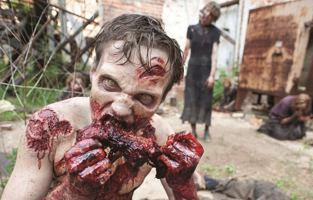 Como é feita a maquiagem zumbi em The Walking Dead